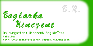 boglarka minczent business card